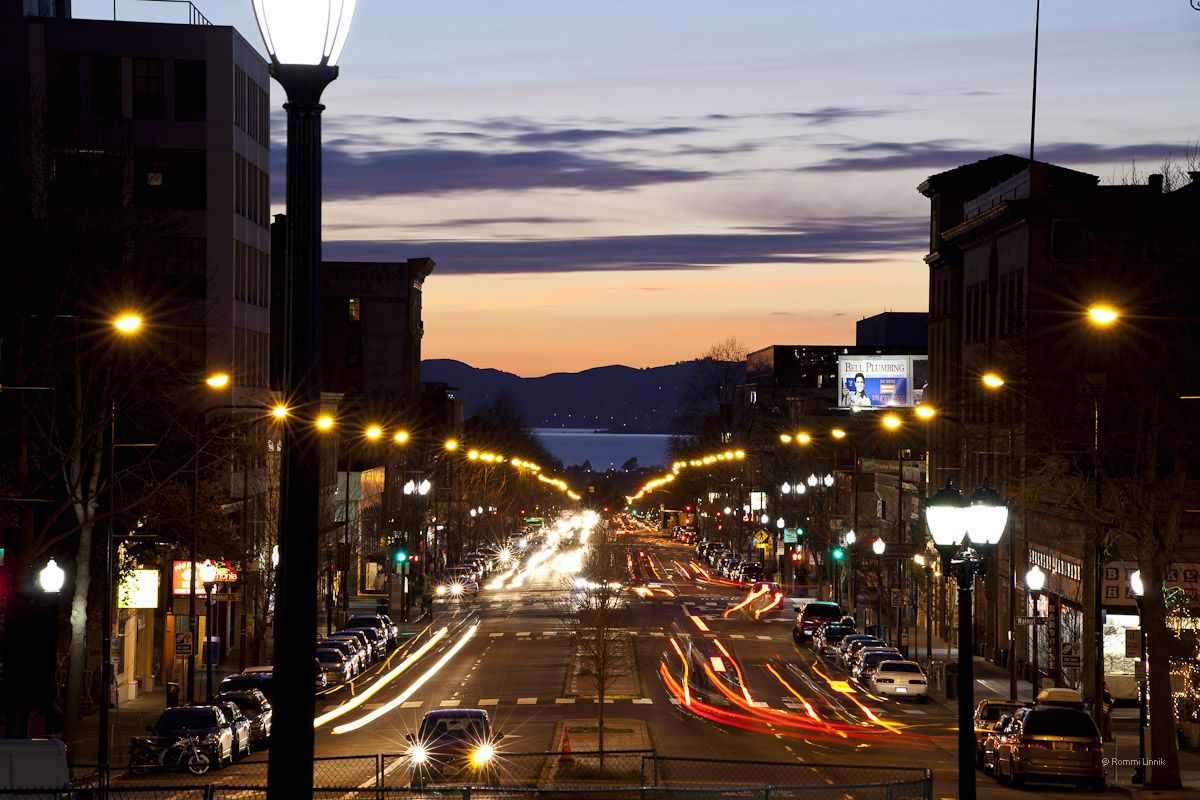 University Avenue in Berkeley, California.