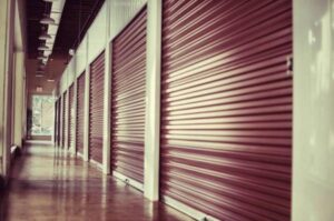 Clinton Row in downtown Huntsville, Ala., includes mini storage units and retail spaces.