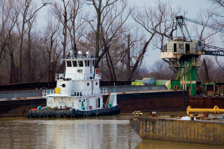 The Port of Vicksburg in Vicksburg, MS