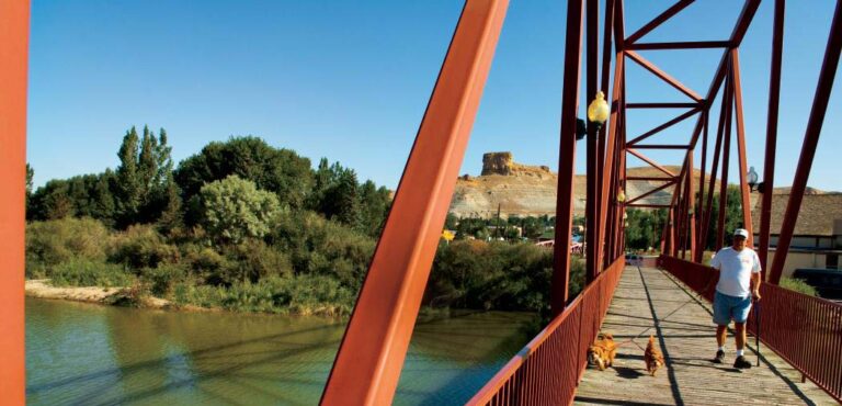 Green River at Expedition Island in Green River, Wyoming