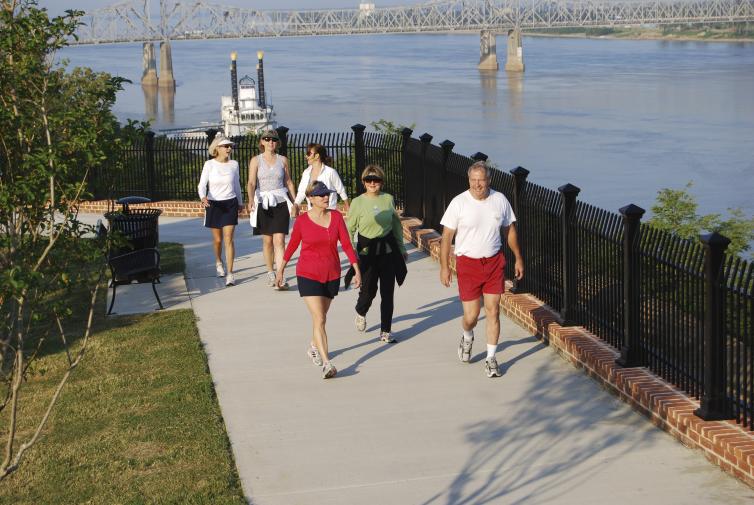 Natchez Trails Bluff Walkway in Natchez, MS