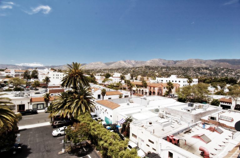 Aerial view of Santa Barbara