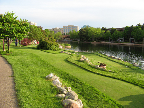 Centennial Lakes Park in Edina