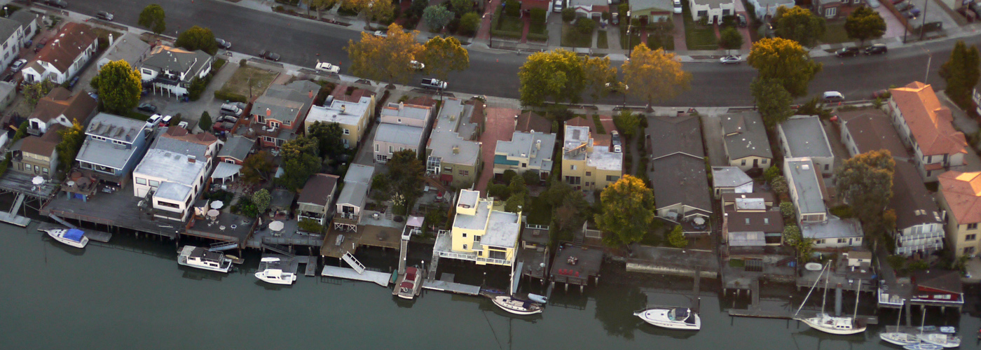 Aerial view of Alameda, CA