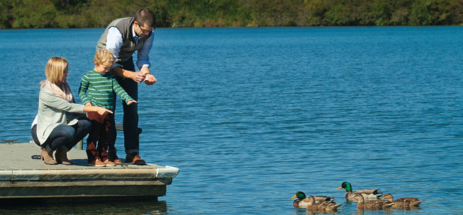 Lake Melton Park in Oak Ridge, TN