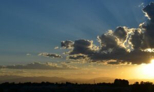 Rocky Mountains Near Greeley, CO