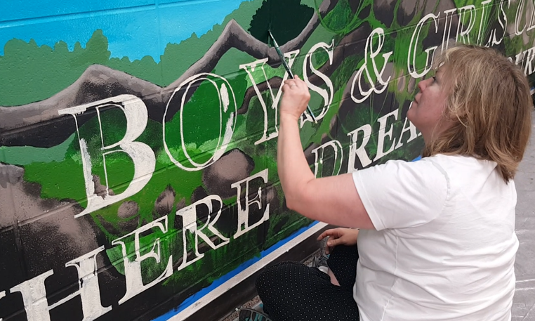 Gillette WY|Harvey Jackson Mural - Kevin Dooley and Google Street View (Flickr).jpg|AVA Art Center garage door mural_0.jpg|AVA Art Center garage door mural_0.jpg|Boys and Girls Club mural - AVA Art Center.png