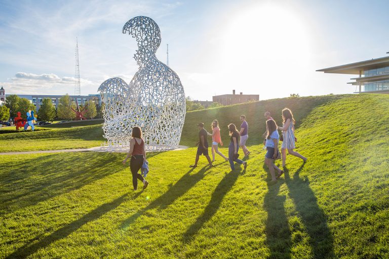 Pappajohn Sculpture Park in Des Moines Iowa