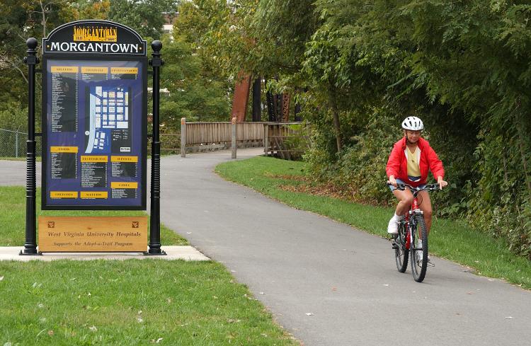 Biking in Morgantown, WV