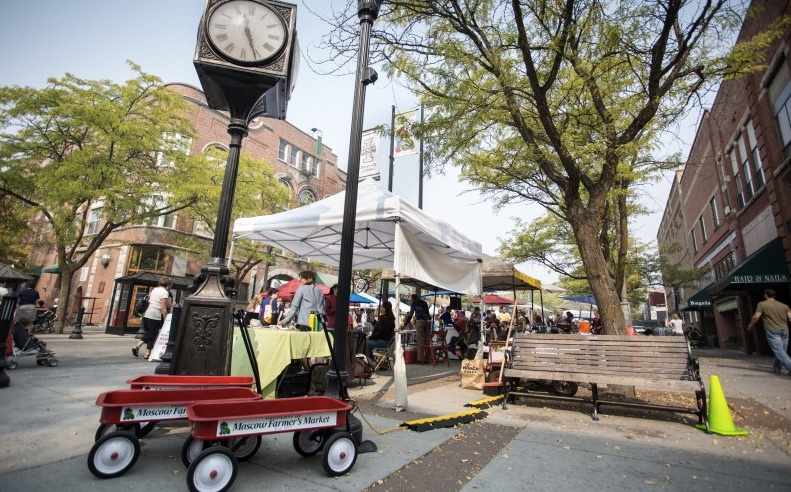 Moscow Farmers Market in Moscow, Idaho.