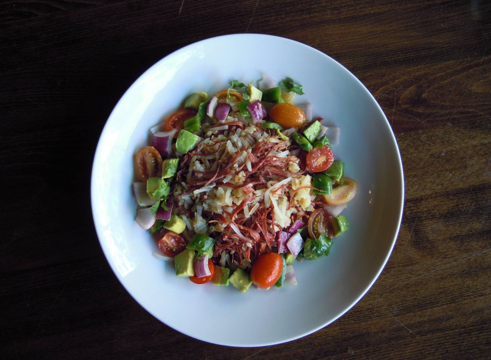 The Corned Beef Hash at Hudson Grille in Stamford, Connecticut.