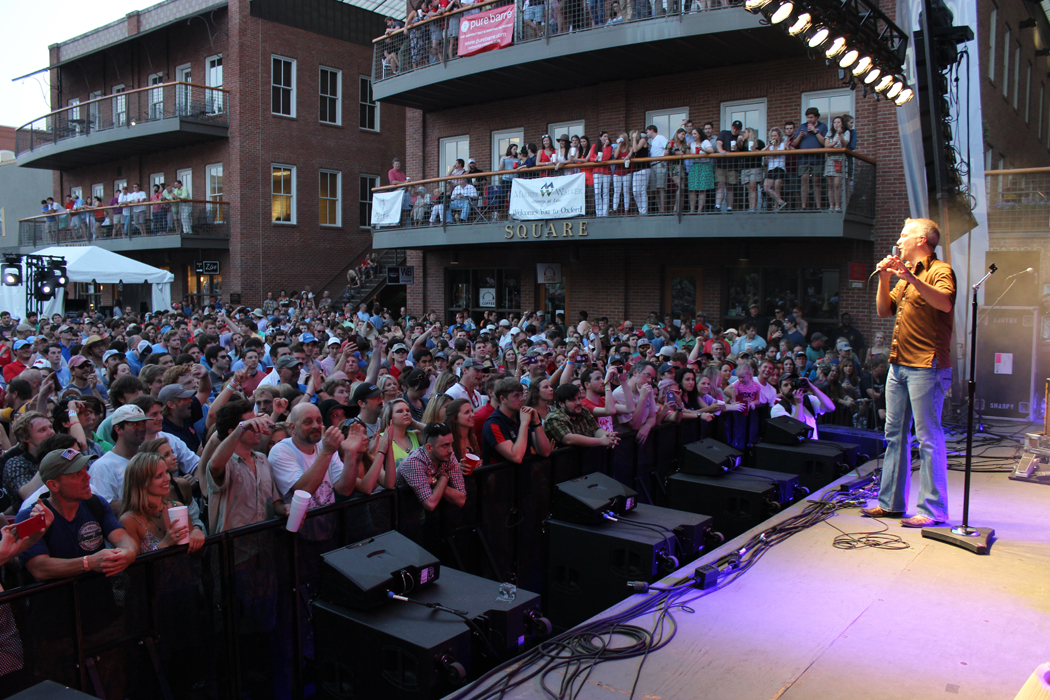 Double Decker Arts Festival every April in Oxford, Mississippi.