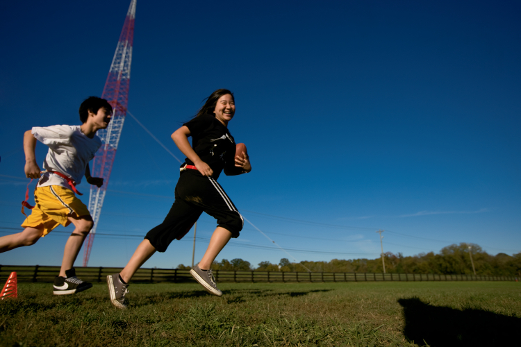 Brentwood, Tenn., kids enjoy playing at the 40-acre Concord Park, which also includes walking and biking trails.