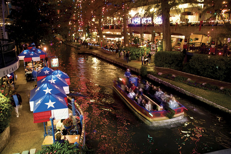 The River Walk in San Antonio, TX