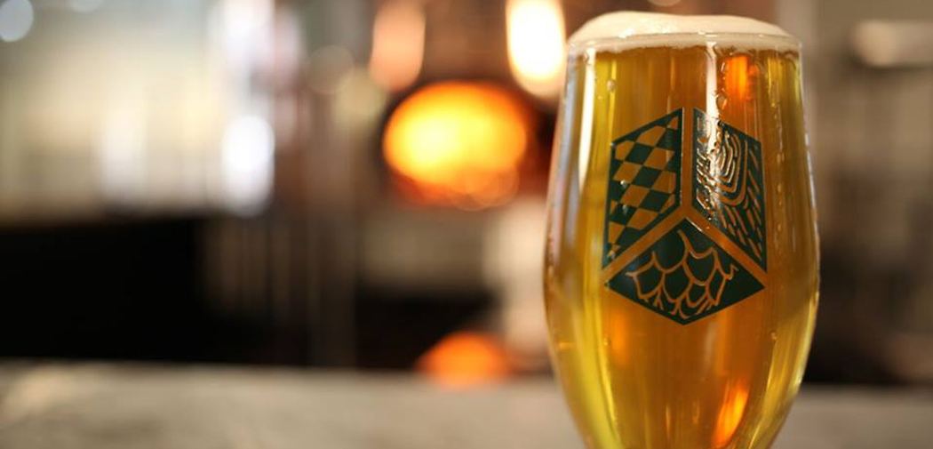 Jacks Abby Beer on display