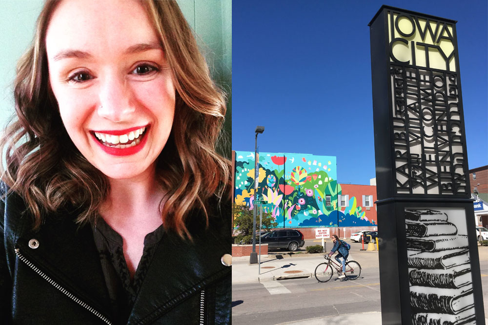 Lauren moved from NYC to Iowa City