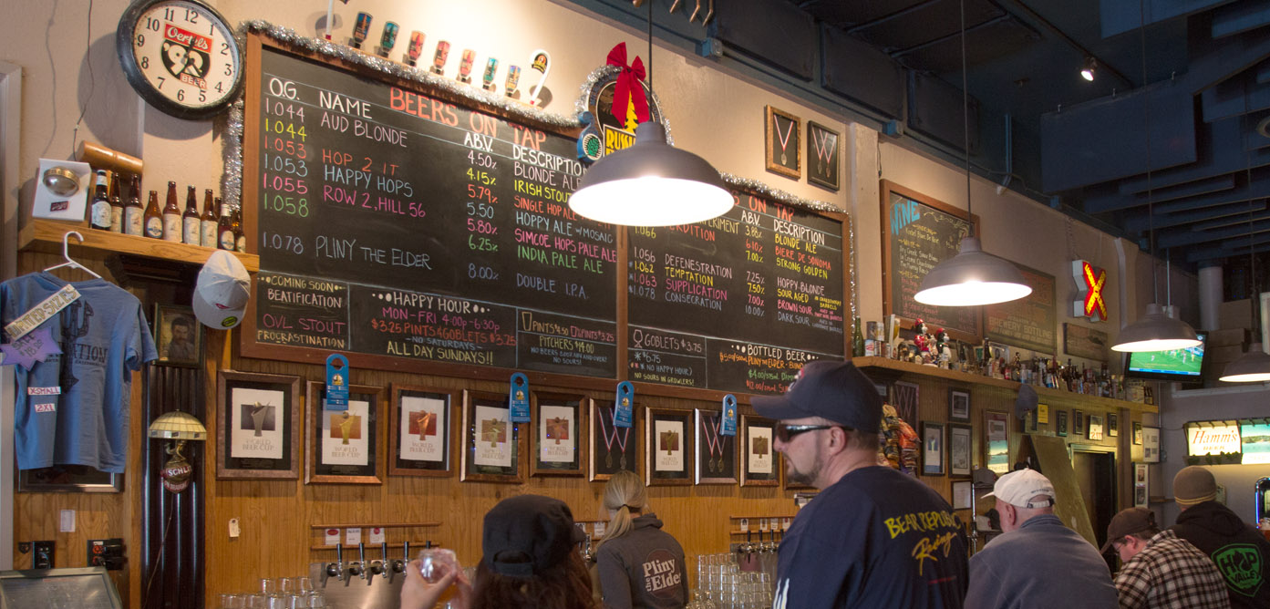 The Russian River Brewery in Santa Rosa, CA.