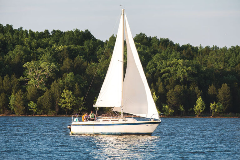 sailboat on lake