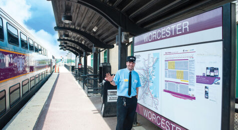 Worcester MA Public Transportation station