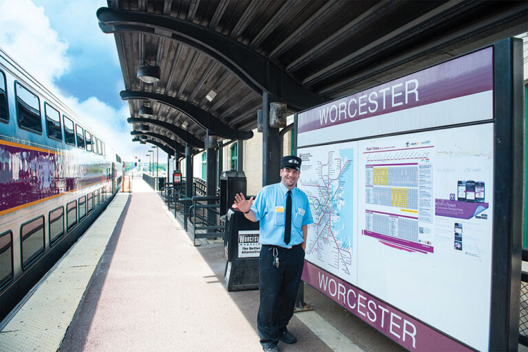 Worcester MA Public Transportation station