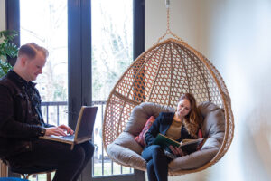 coffee and coworking spaces