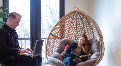 coffee and coworking spaces