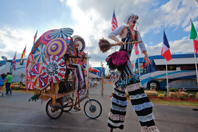 high walker at festival