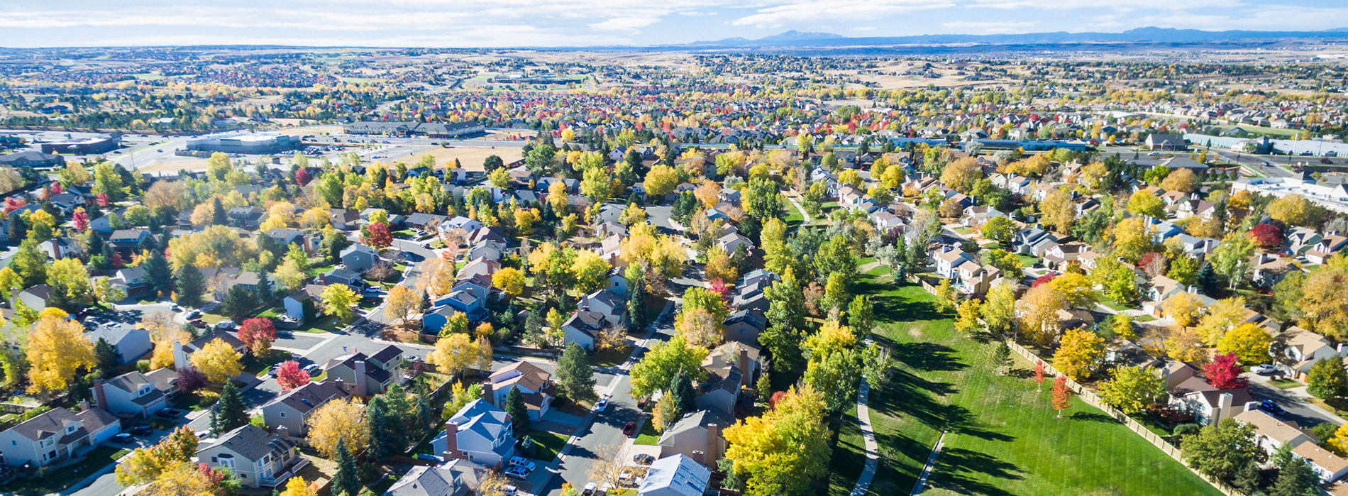 Aurora, CO aerial view