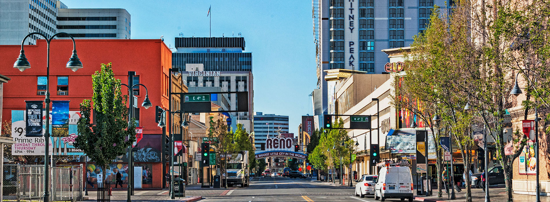 Reno, NV downtown district