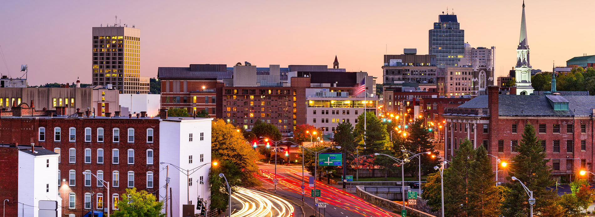 Worcester, MA downtown