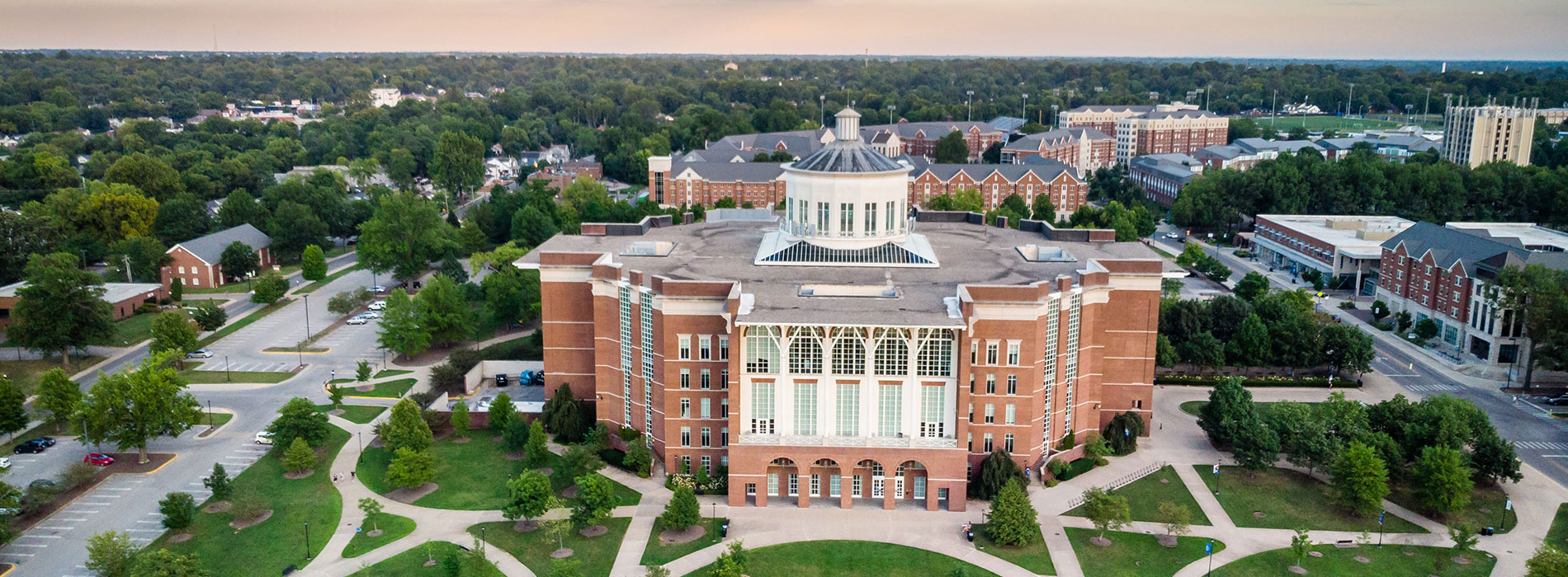 Lexington, KY aerial shot