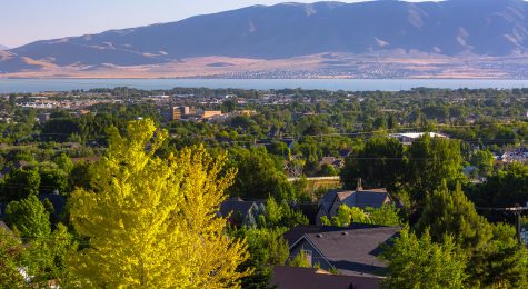 Orem, UT aerial shot