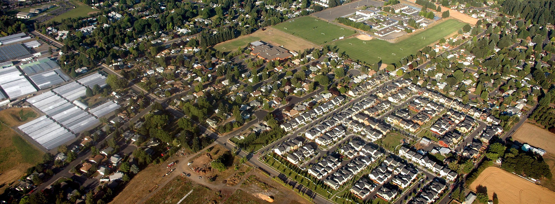 Hillsboro, OR aerial shot