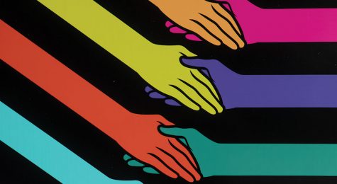 illustration of diversity through shaking hands
