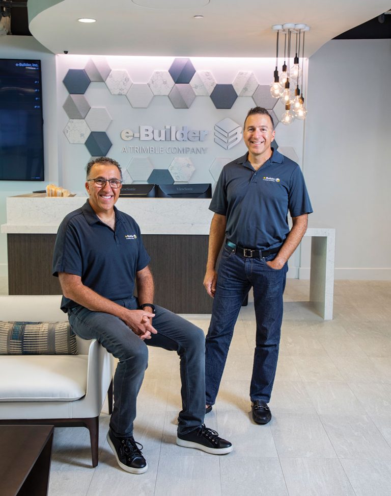 Photo of Jon and Ron Antevy, founders of e-Builder