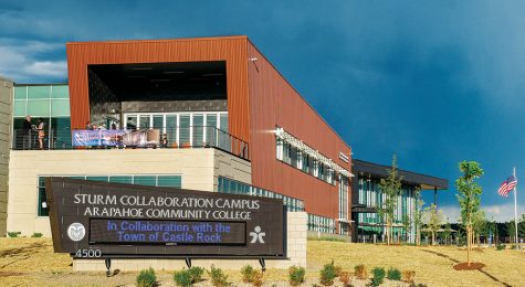 exterior of Sturm Collaboration Campus building