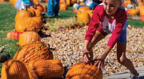 girl having fun at Pumpkinfest