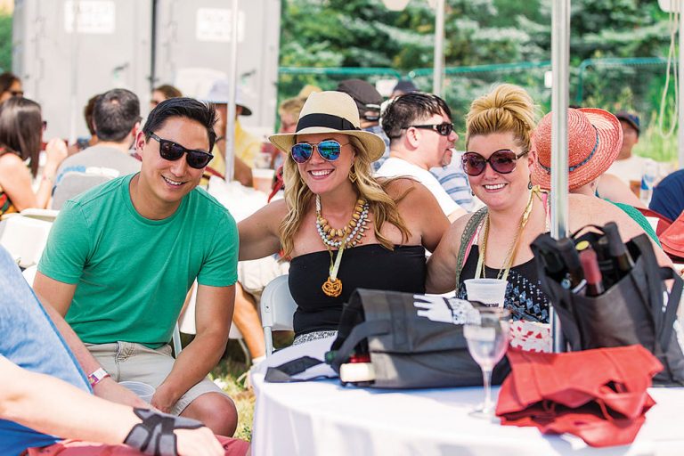 people enjoying the Castle Rock WineFest