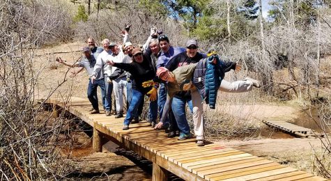 LDC celebrates the construction of foot bridges in Castle Rock