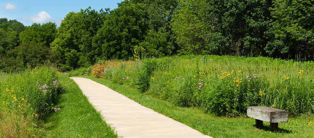 nature trail in Iowa