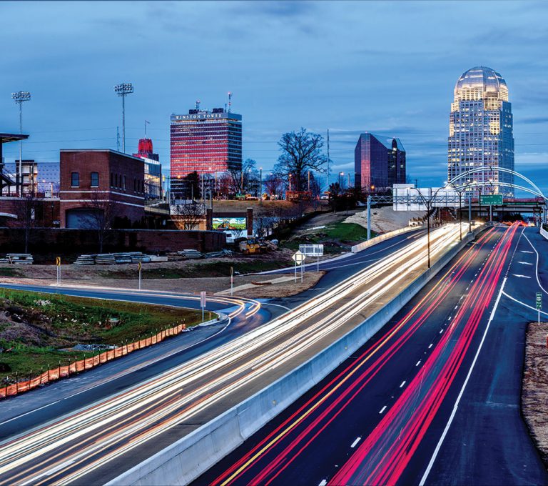 Salem Parkway at Peters Creek Parkway in Winston-Salem, NC