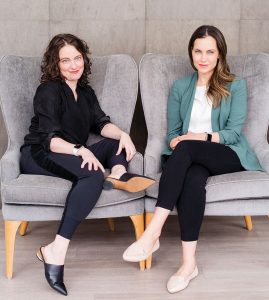 Workit Health founders Lisa McLaughlin (left) and Robin McIntosh