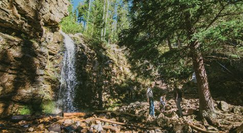 Beautiful waterfalls abound in Great Falls, MT.