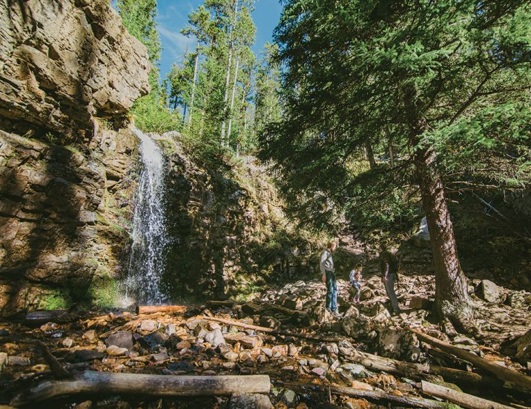 Beautiful waterfalls abound in Great Falls, MT.