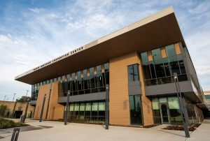 Exterior of VanDyk Mortgage Convention Center in Muskegon, MI