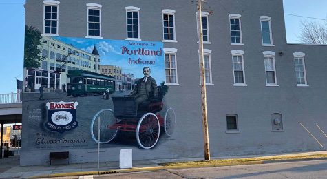 Elmwood Haynes Mural in Portland, IN
