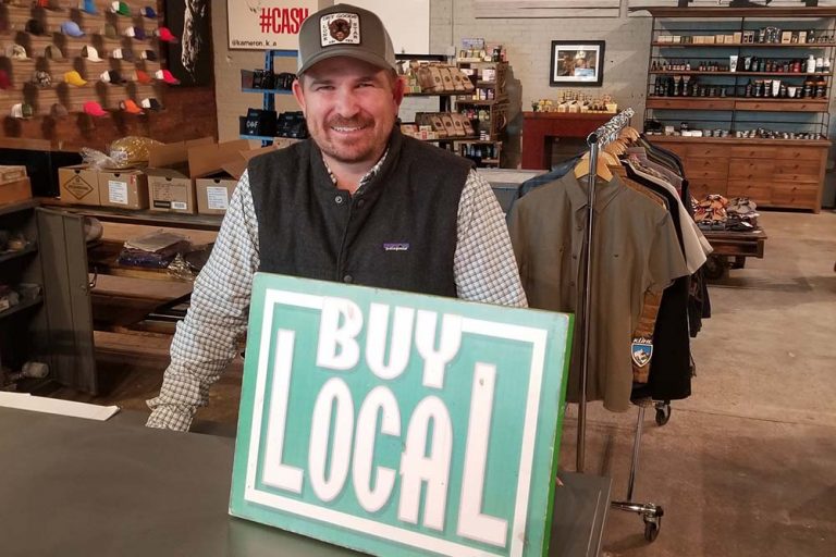 Ted Evans of Lone Star Dry Goods in Abilene, Texas
