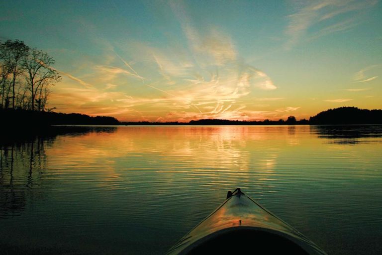 Sunrise in Westwood Park, Indiana