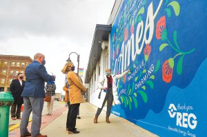 Heart of Ames Mural in Ames, IA