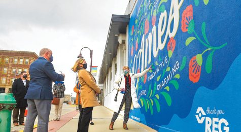 Heart of Ames Mural in Ames, IA